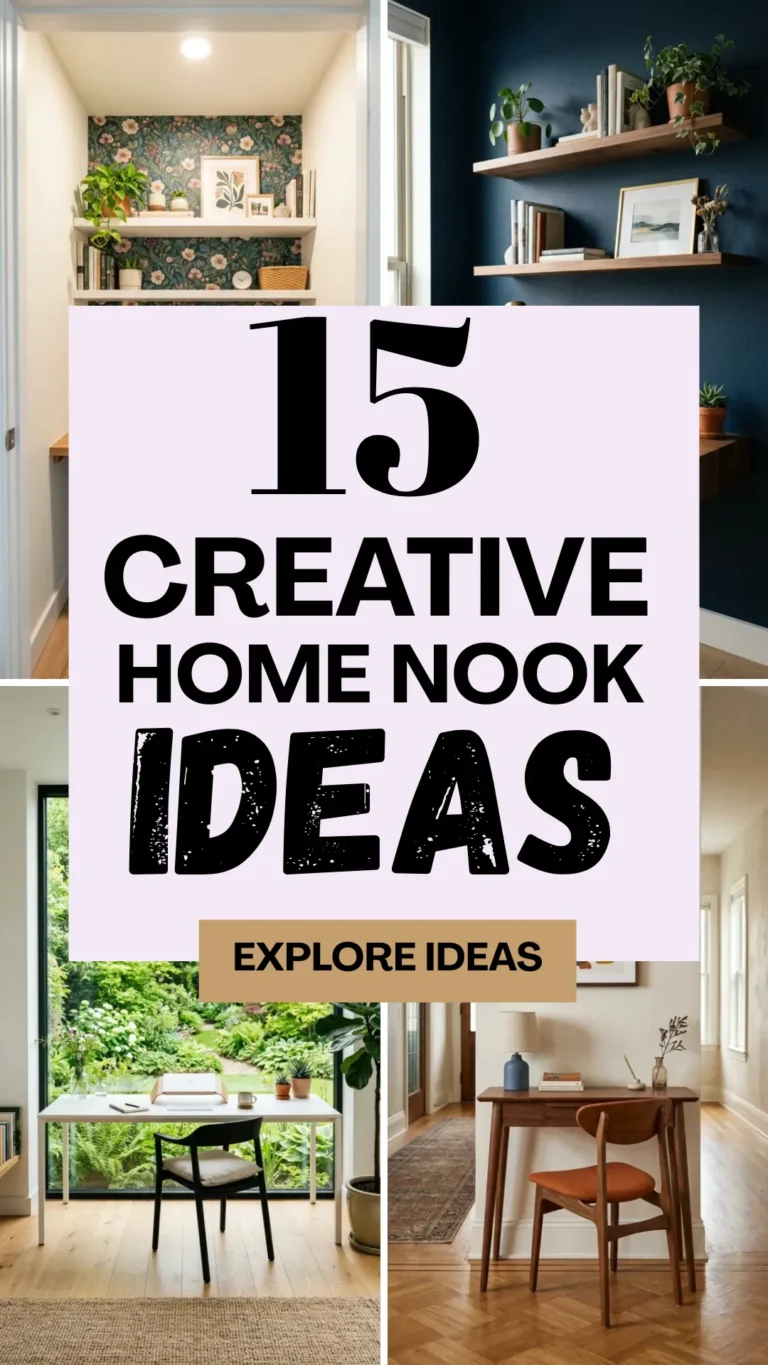 15 Creative Home Office Nook Ideas to Maximize Every Corner