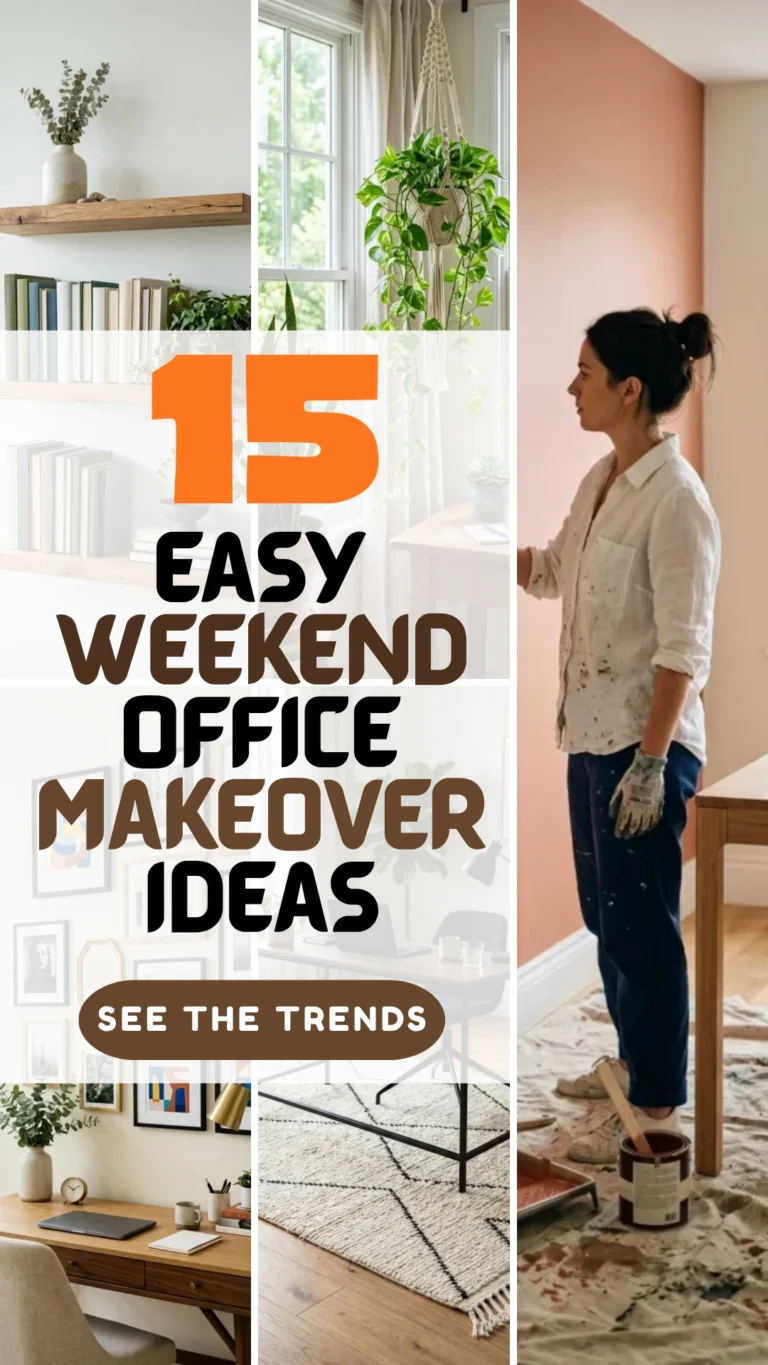 15 Easy Weekend Office Makeover Ideas