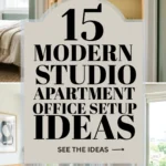 15 Modern Studio Apartment Office Setup Ideas on a Budget