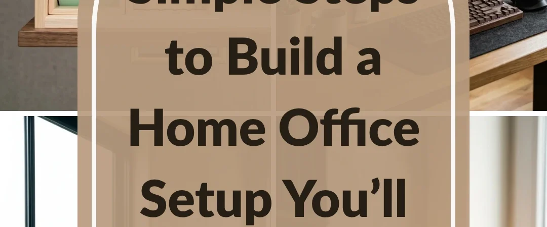 21 Simple Steps to Build a Home Office Setup You’ll Love