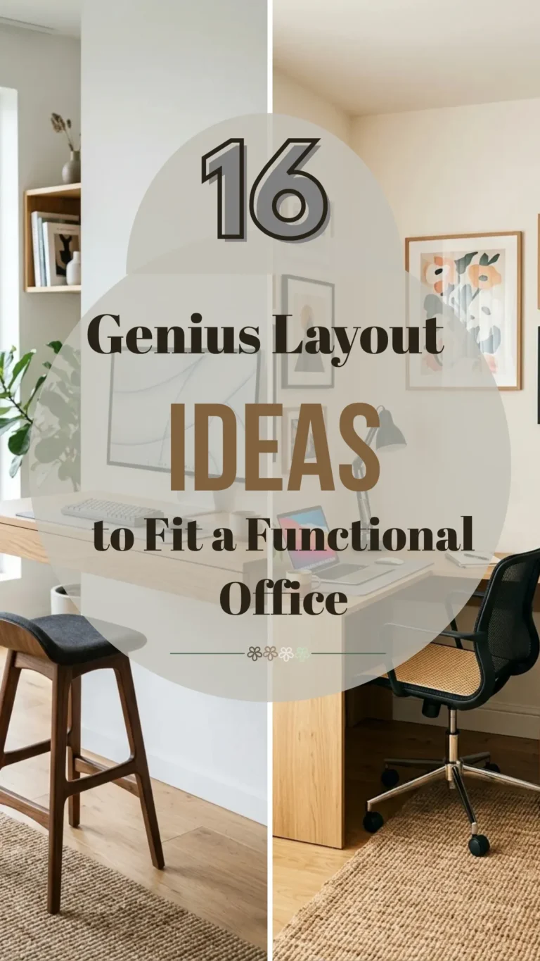 16 Genius Layout Ideas to Fit a Functional Office Anywhere