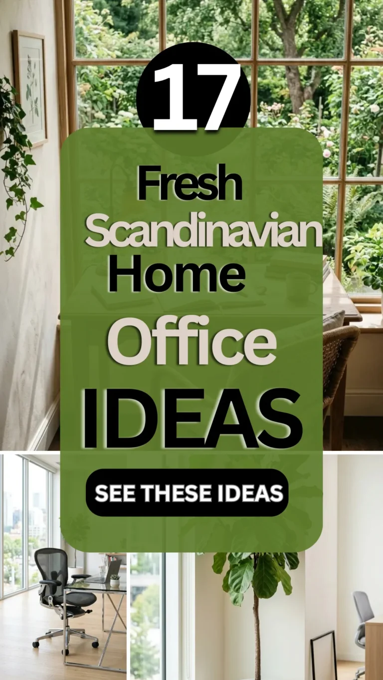 17 Fresh Scandinavian Home Office Ideas for a Bright Modern Workspace