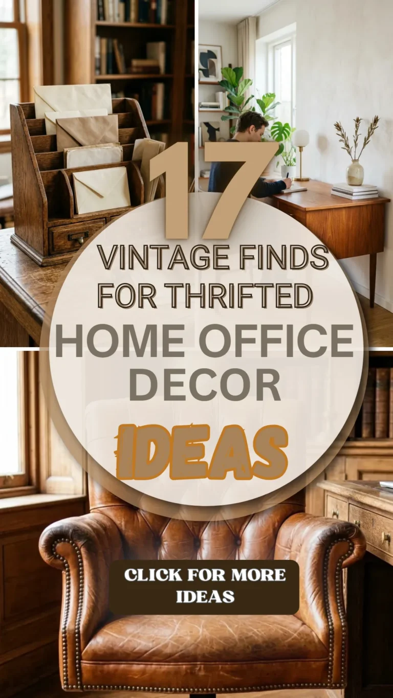 17 Vintage Finds for Thrifted Home Office Decor That Look High-End