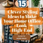 15 Clever Styling Ideas to Make Your Home Office Look High-End