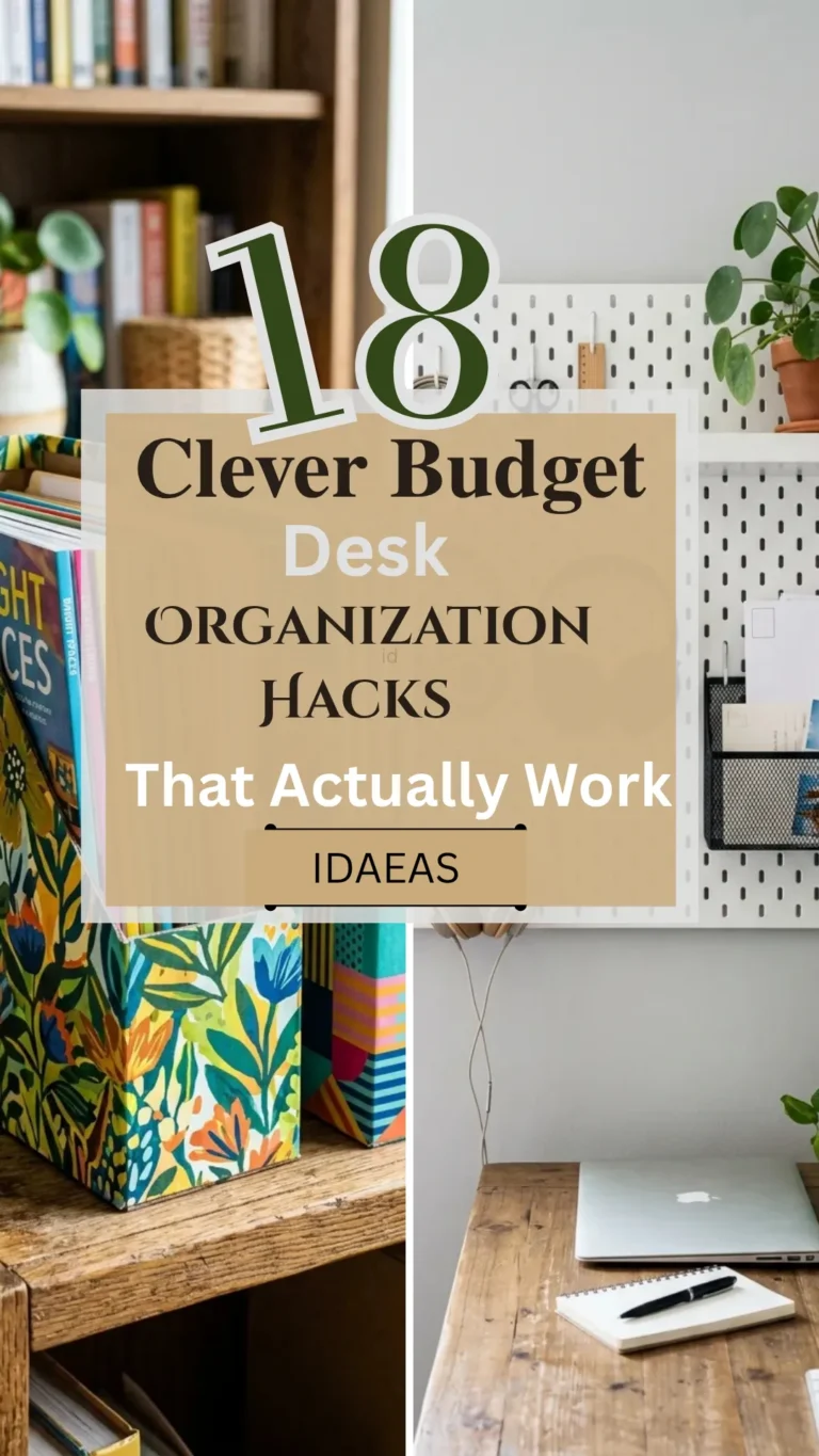 18 Clever Budget Desk Organization Hacks That Actually Work