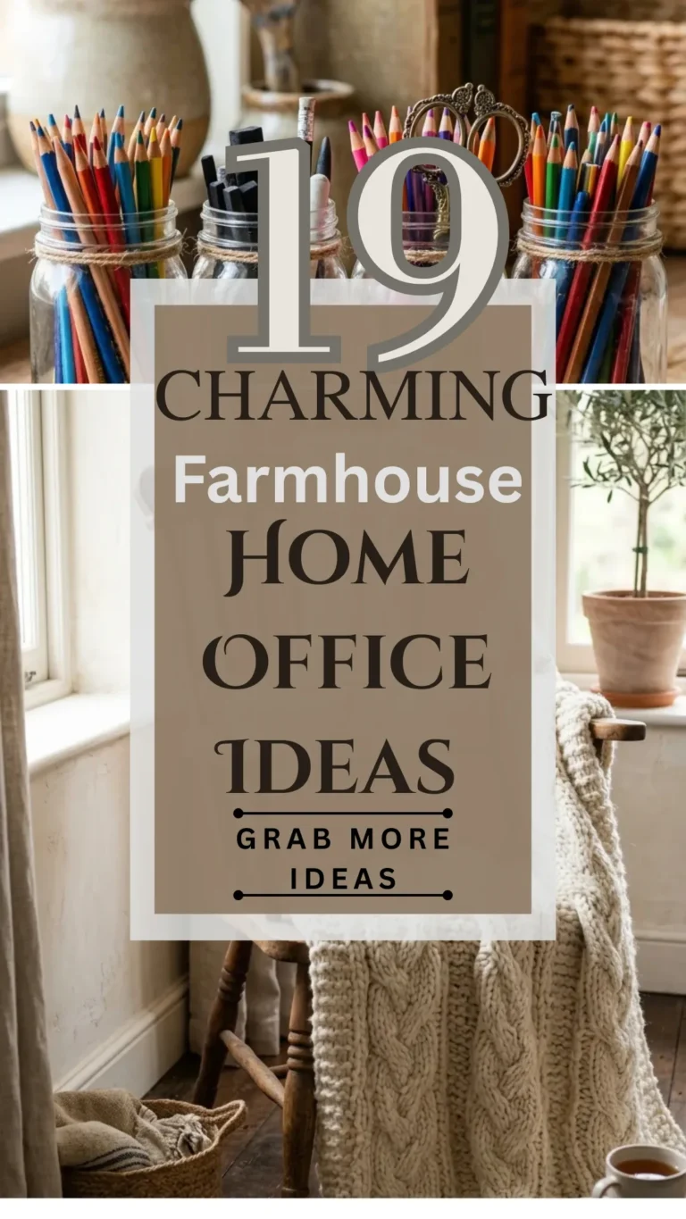 19 Charming Farmhouse Home Office Ideas for a Cozy Workspace
