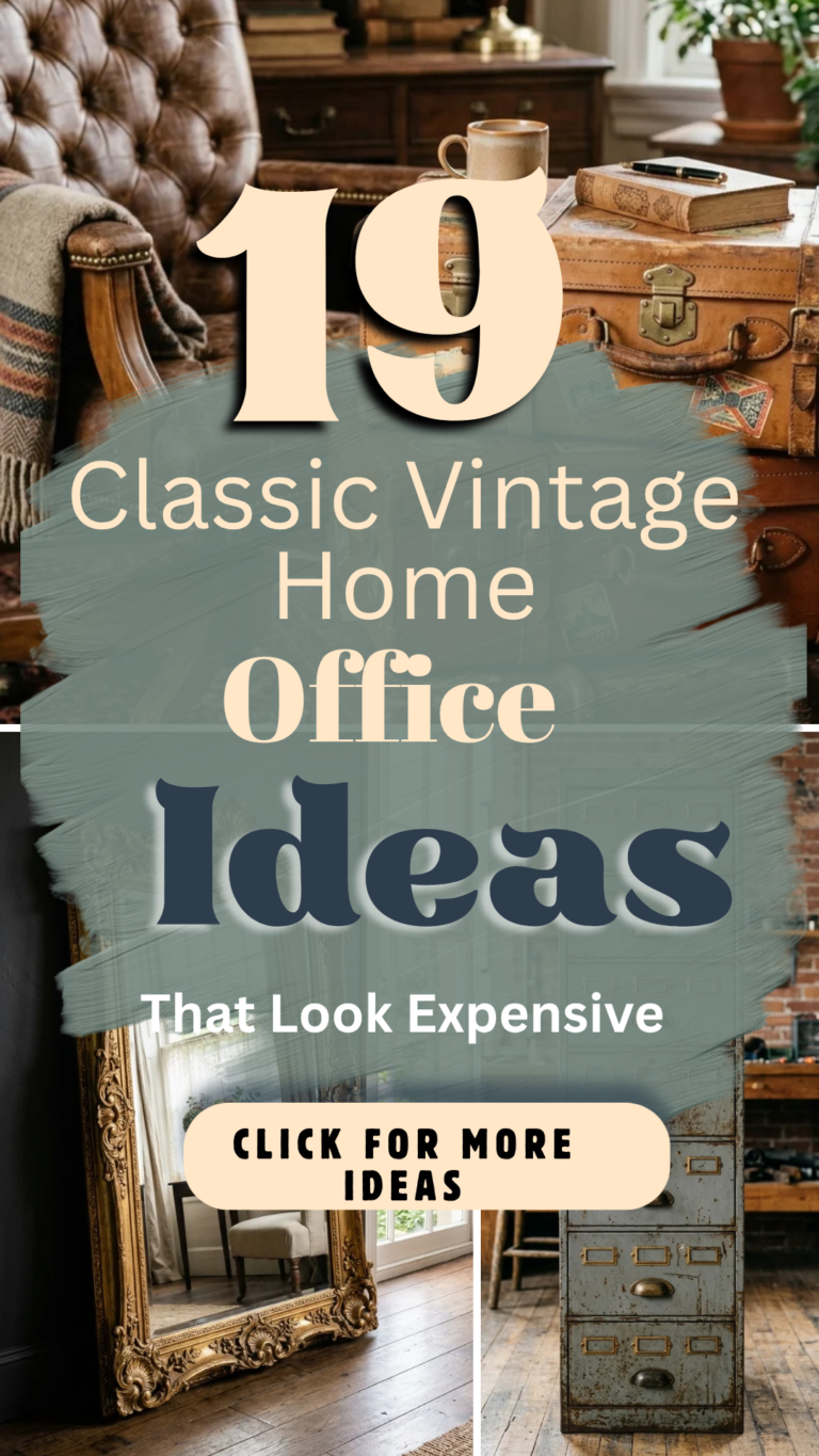 19 Classic Vintage Home Office Ideas for a Stylish Workspace