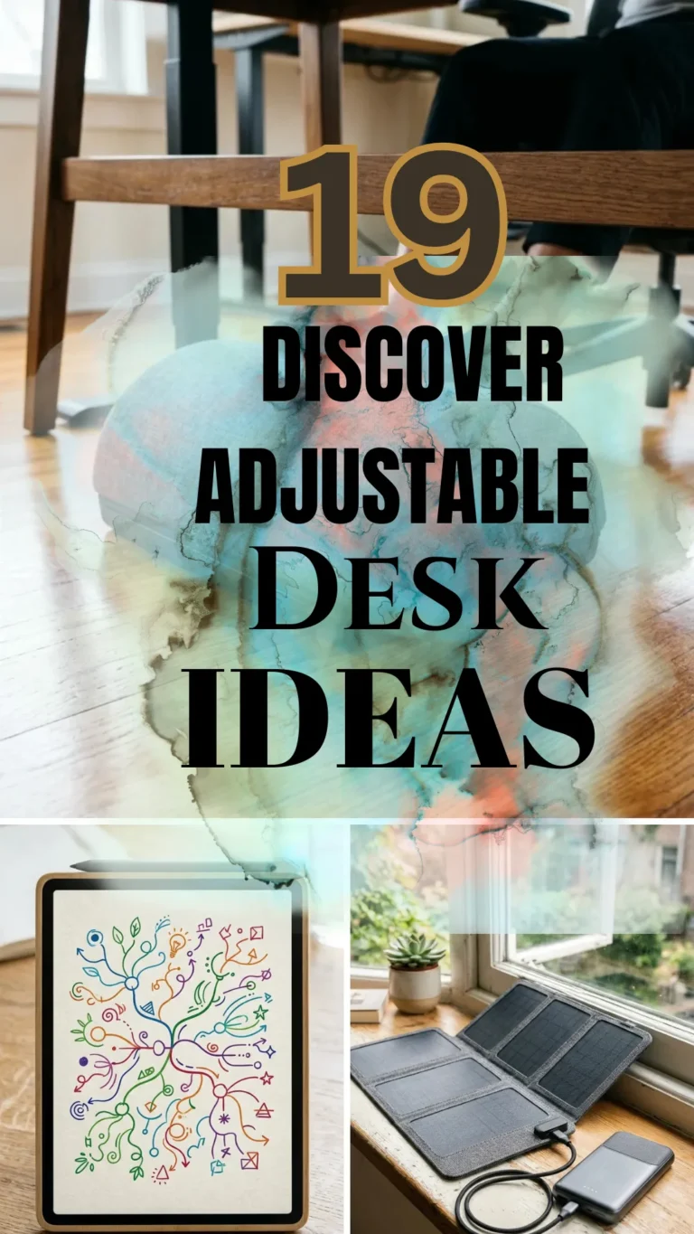 19 Discover Adjustable Desk Ideas That Boost Productivity Every Day