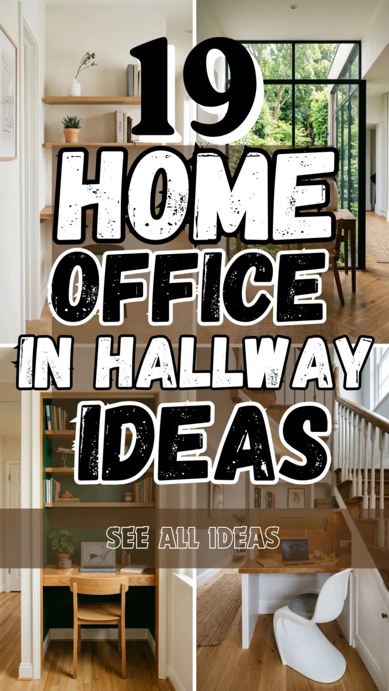 19 Home Office in Hallway Ideas That Make Every Inch Count