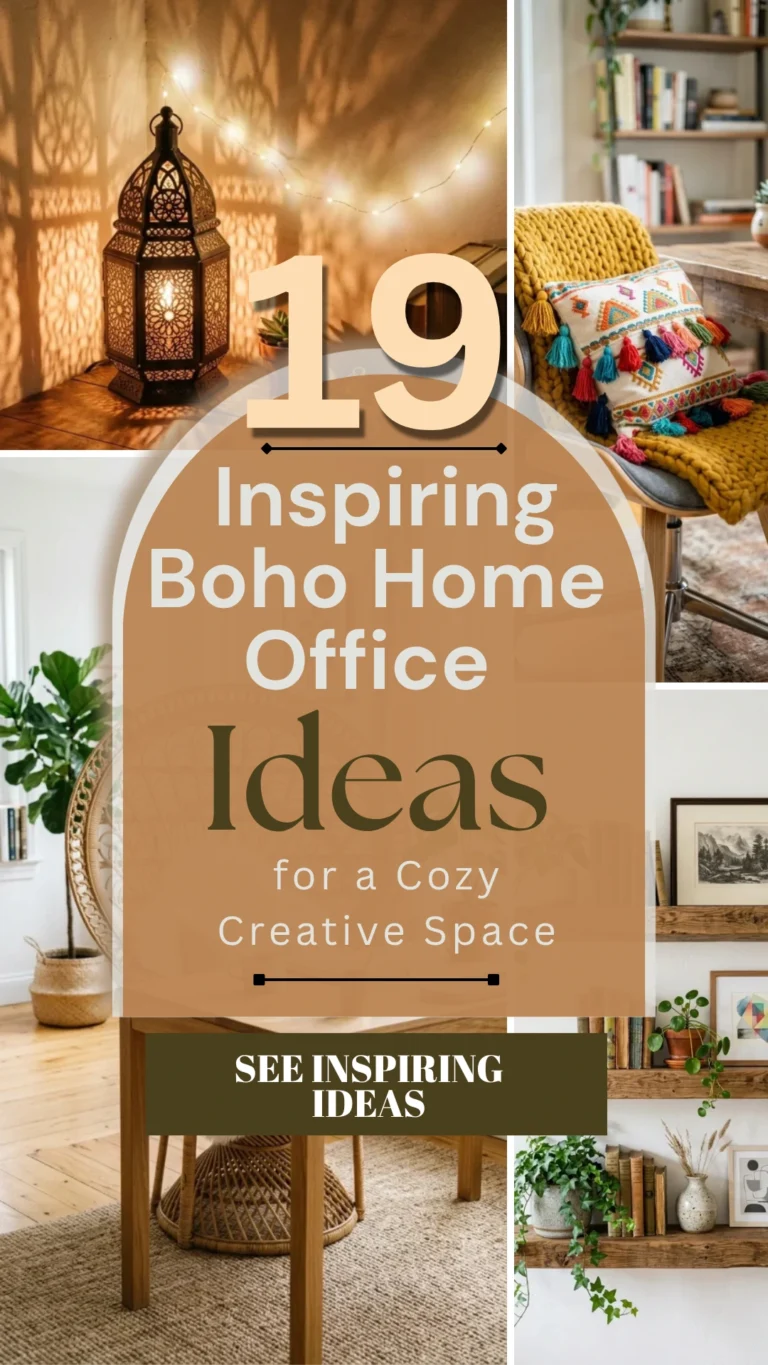 19 Inspiring Boho Home Office Ideas for a Cozy Creative Space