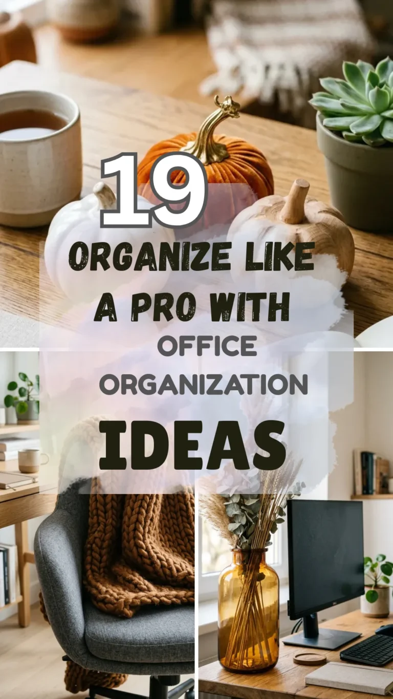 19 Organize Like a Pro with Office Organization Ideas That Simplify Life