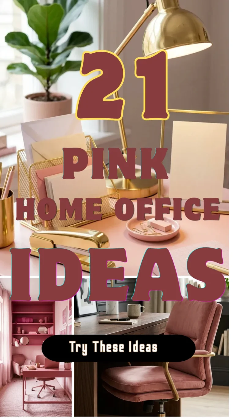 21 Pink Home Office Ideas That Feel Chic and Modern
