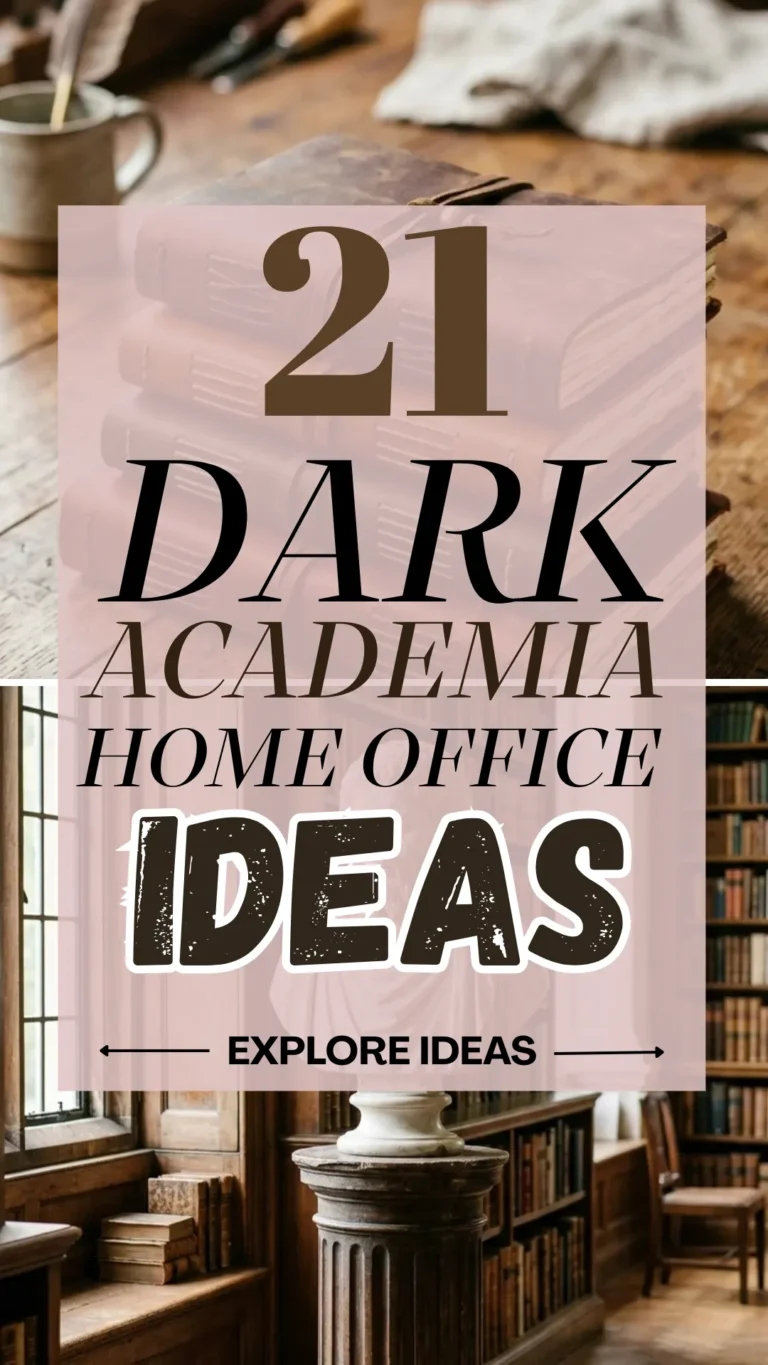 21 Dark Academia Home Office Ideas Inspired by Classic Libraries