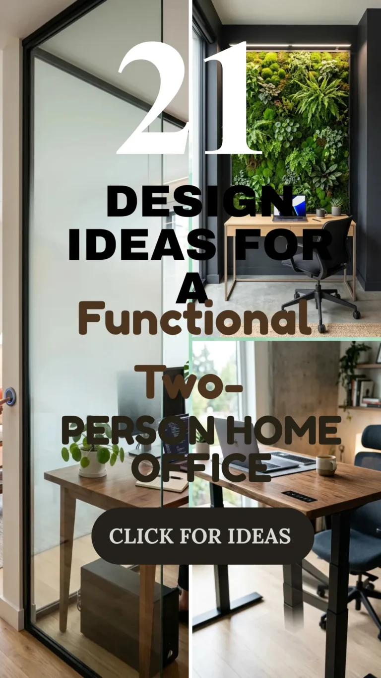 21 Design Ideas for a Functional Two-Person Home Office