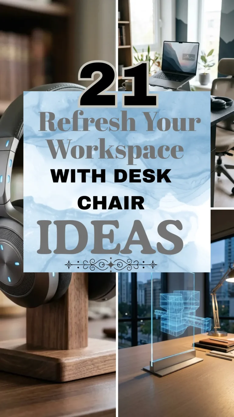 21 Refresh Your Workspace with Desk Chair Ideas Everyone Will Love