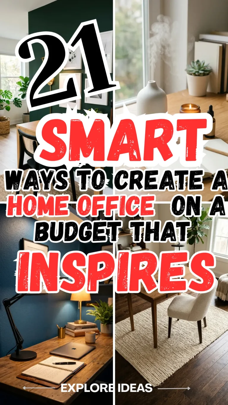 21 Smart Ways to Create a Home Office on a Budget That Inspires