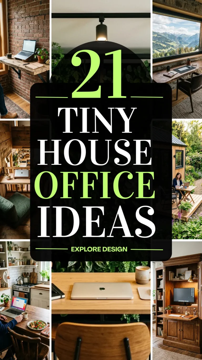 21 Tiny House Office Ideas for a Beautiful & Productive Workspace