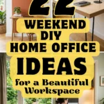 22 Weekend DIY Home Office Ideas for a Beautiful Workspace