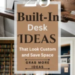23 Built-In Desk Ideas That Look Custom and Save Space