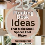 23 Floating Desk Ideas That Make Small Spaces Feel Bigger