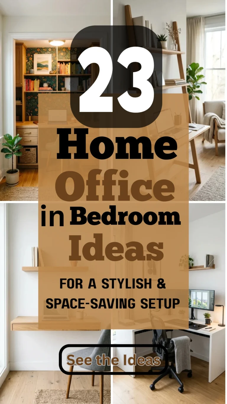 23 Home Office in Bedroom Ideas for a Stylish & Space-Saving Setup