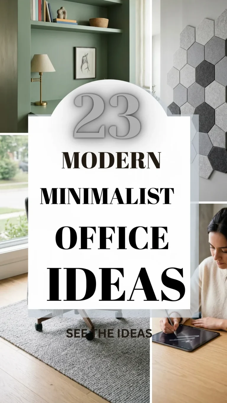 23 Modern Minimalist Office Ideas That Keep You Focused