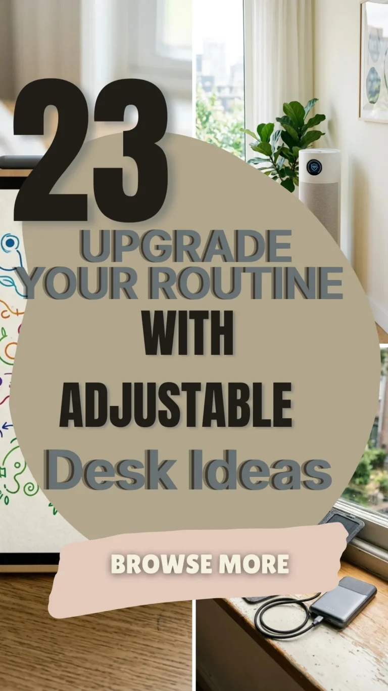 23 Upgrade Your Routine with Adjustable Desk Ideas for Better Comfort