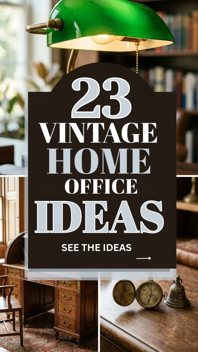 23 Vintage Home Office Ideas That Never Lose Their Charm