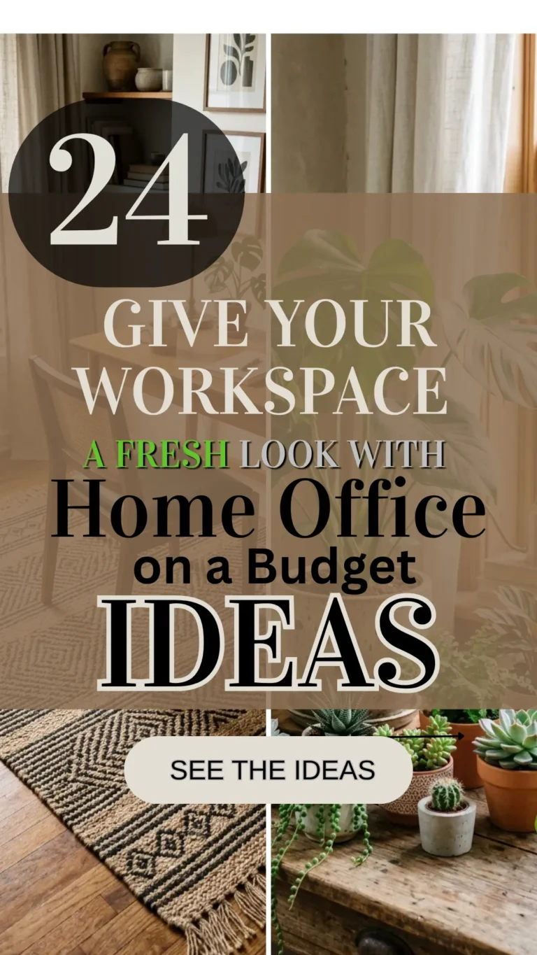 24 Give Your Workspace a Fresh Look with Home Office on a Budget Ideas