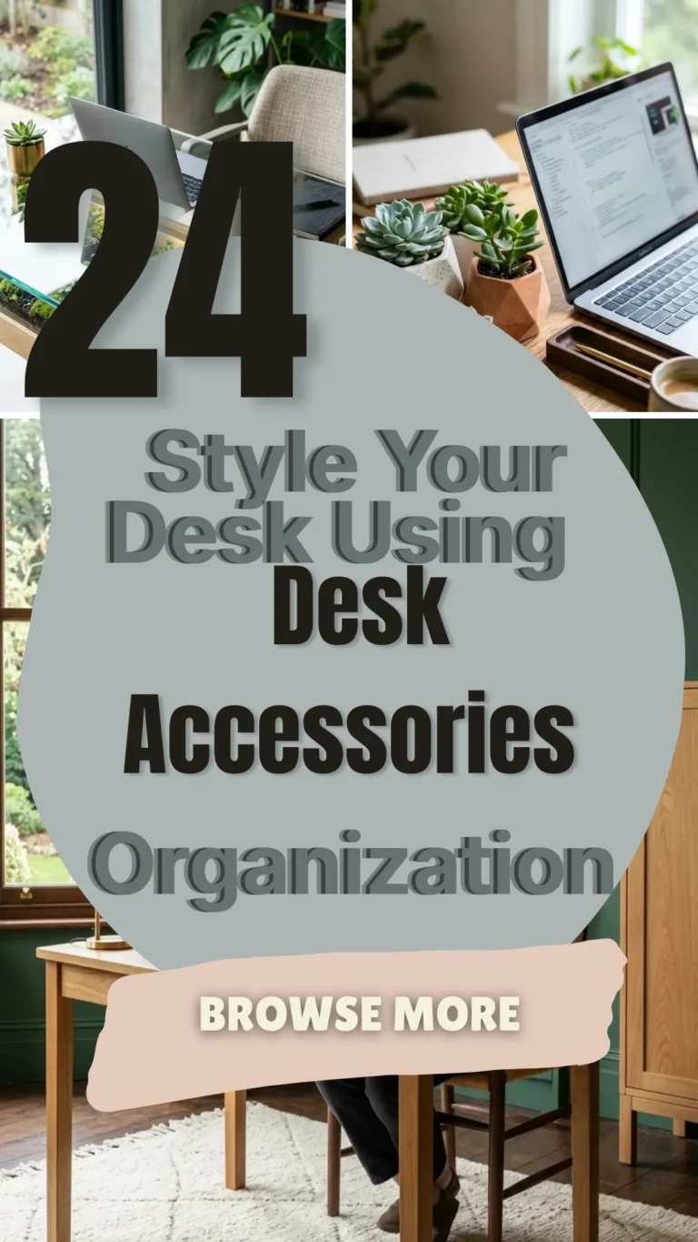24 Style Your Desk Using Desk Accessories Organization Tips You’ll Love