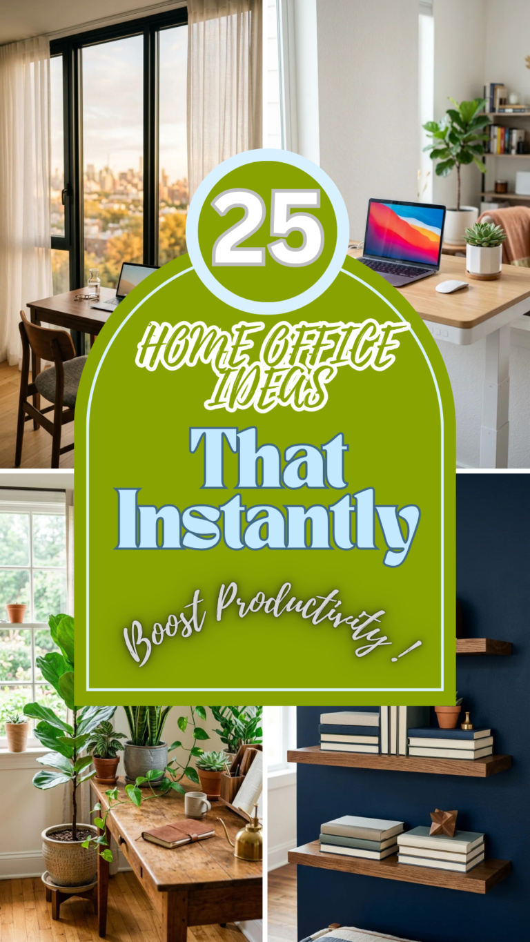 25 Home Office Ideas That Instantly Boost Productivity