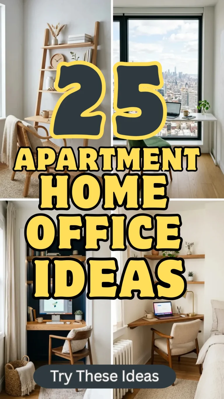 25 Apartment Home Office Ideas That Maximise Style in Small Spaces