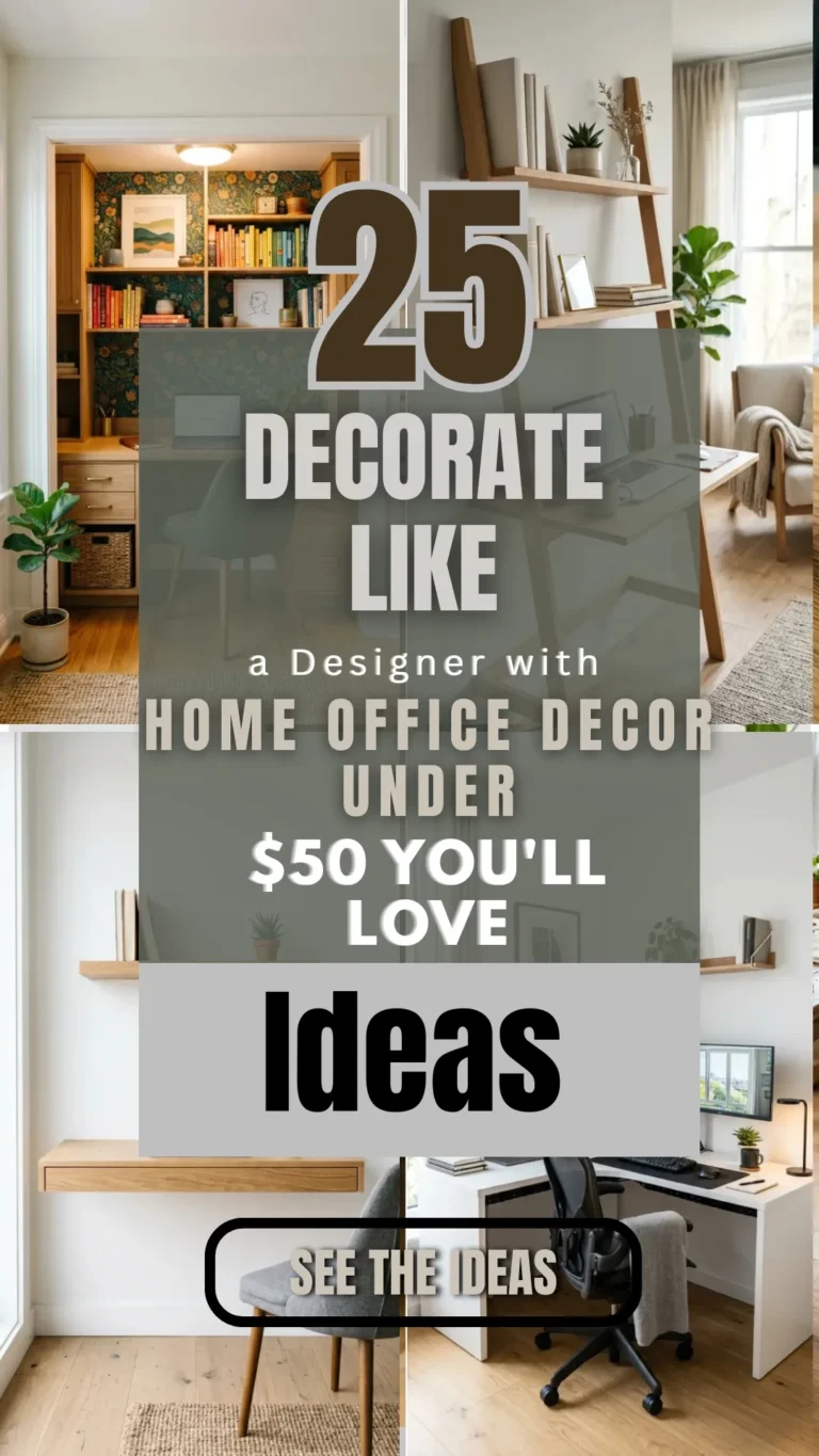 25 Decorate Like a Designer with Home Office Decor Under $50 You’ll Love