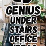 25 Genius Under Stairs Office Ideas You’ll Want to Copy This Year