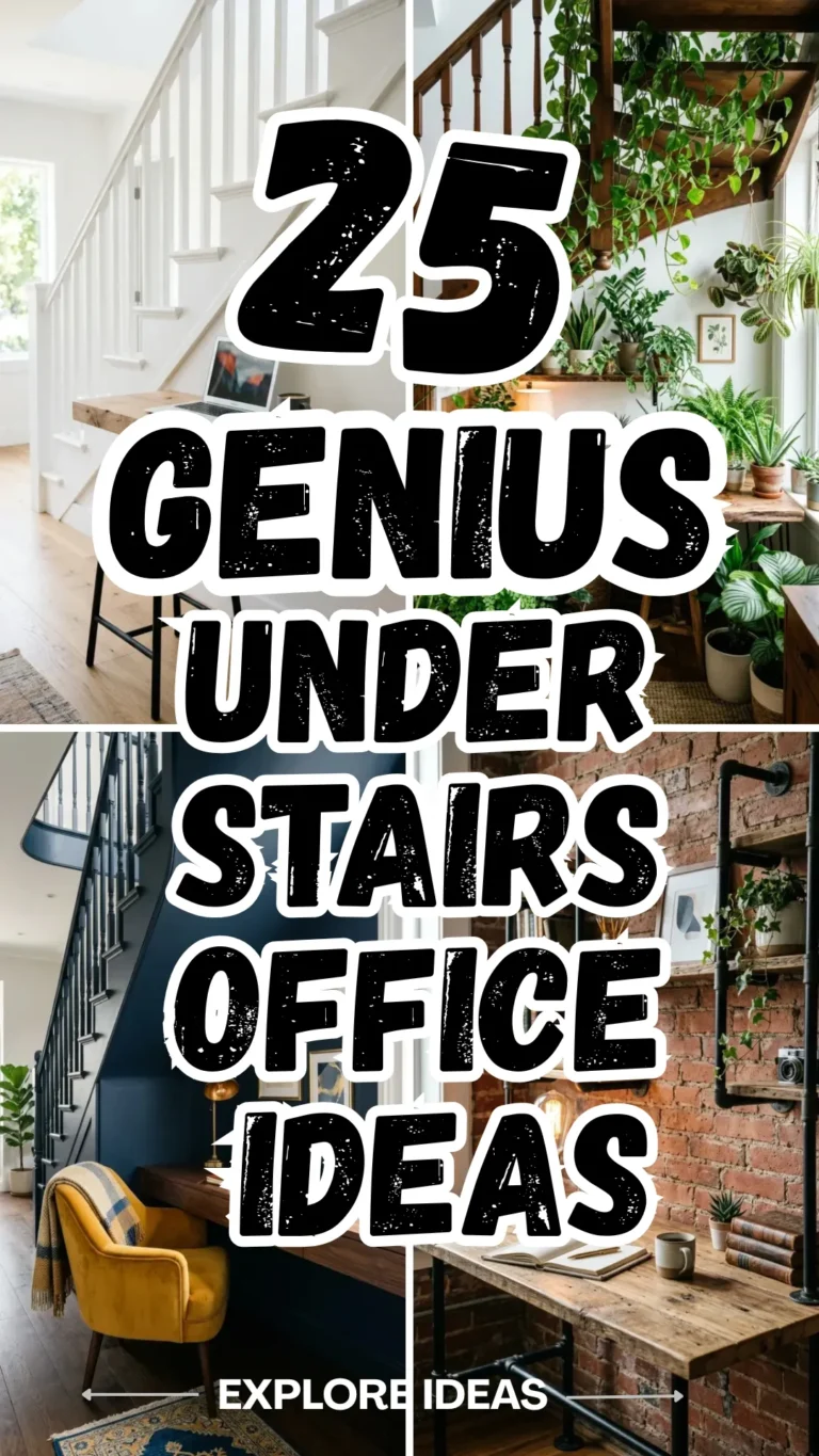 25 Genius Under Stairs Office Ideas You’ll Want to Copy This Year
