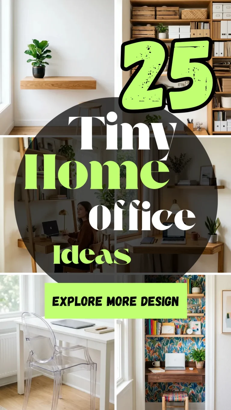 25 Tiny Home Office Ideas That Make Small Spaces Feel Bigger