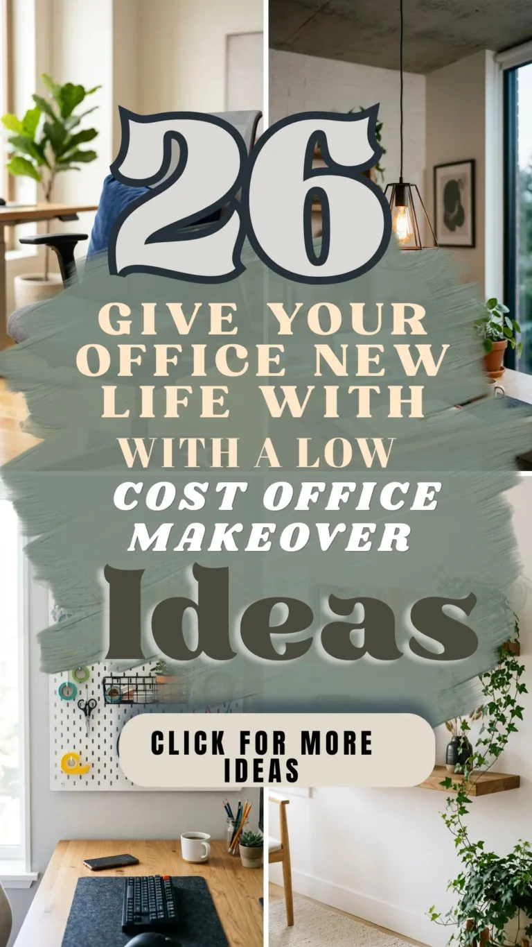 26 Give Your Office New Life with a Low Cost Office Makeover
