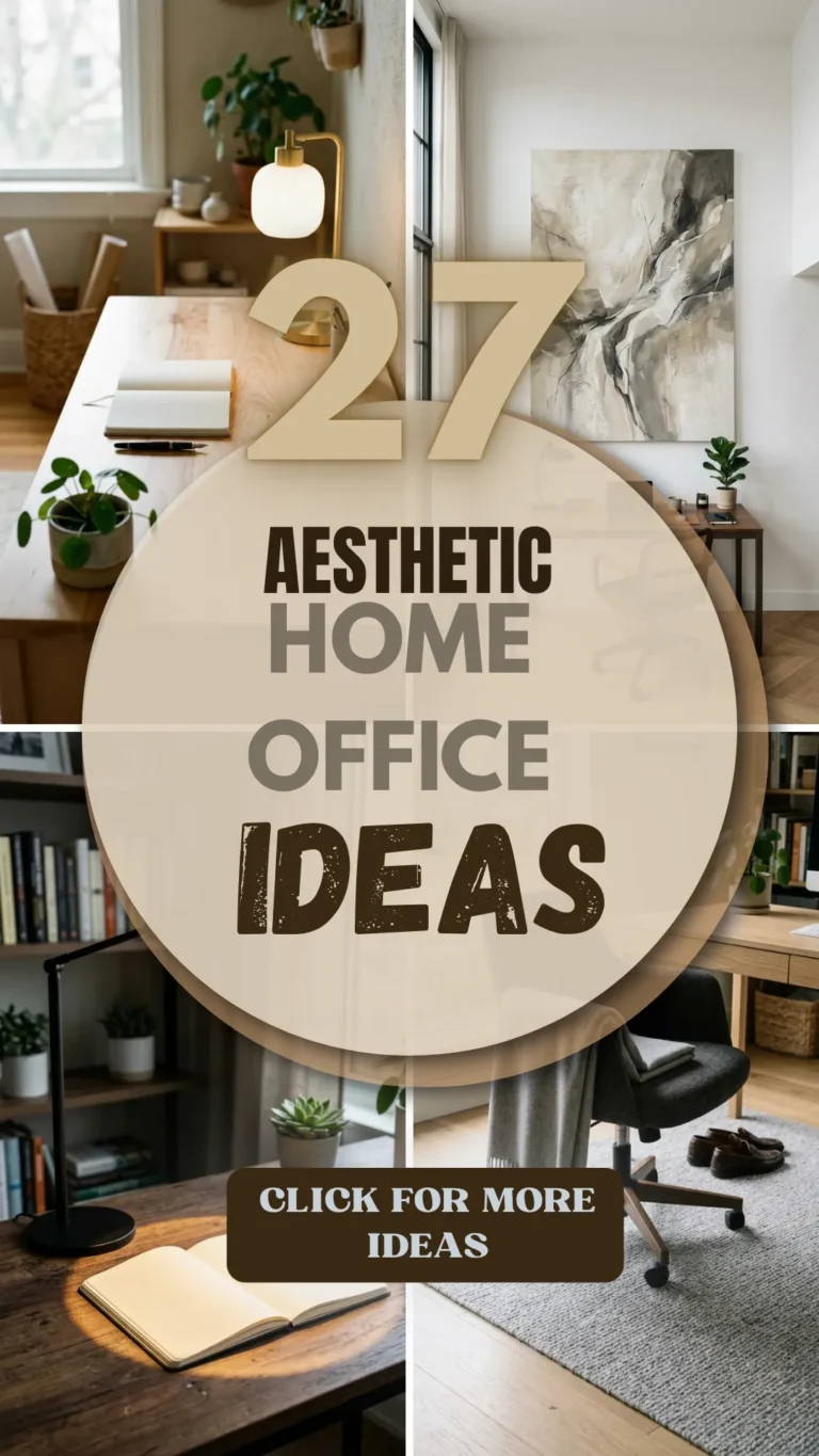 27 Aesthetic Home Office Ideas That Instantly Elevate Your Workspace