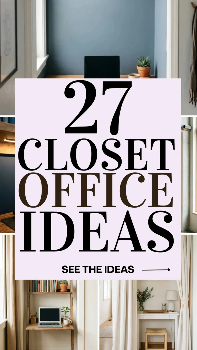 27 Closet Office Ideas You’ll Love If You’re Short on Space