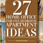 27 Home Office for One Bedroom Apartment Ideas You’ll Love Working From