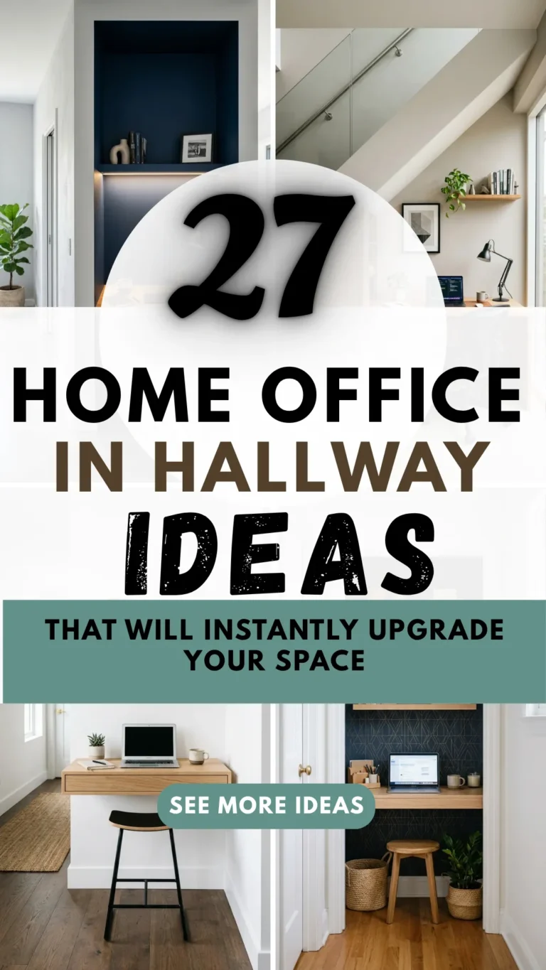 27 Home Office in Hallway Ideas That Will Instantly Upgrade Your Space