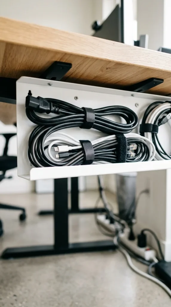Cord Management home office ideas