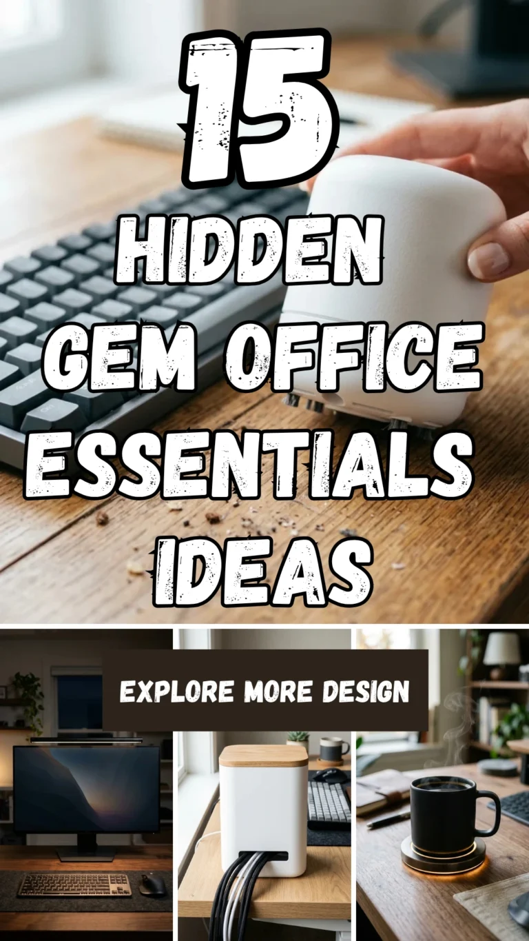 15 Hidden Gem Office Essentials Ideas to Transform Your Workspace