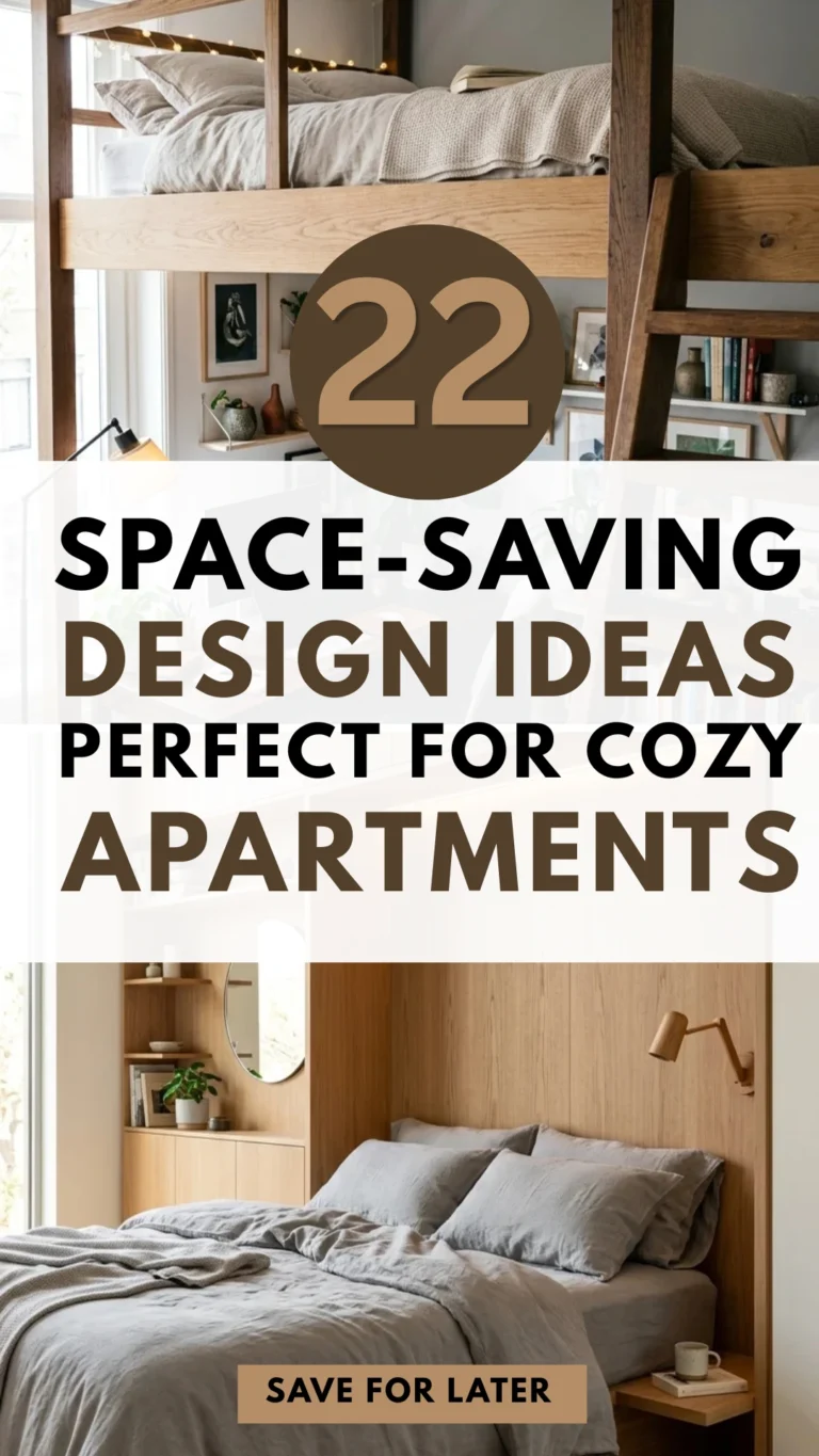 22 Space-Saving Design Ideas Perfect for Cozy Apartments