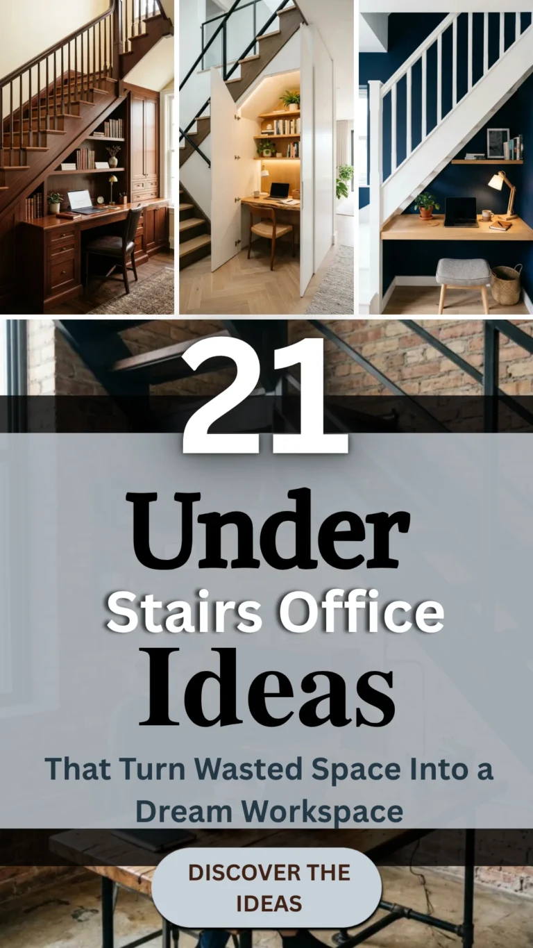 21 Under Stairs Office Ideas That Turn Wasted Space Into a Dream Workspace