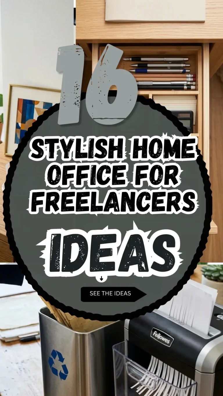 16 Stylish Home Office for Freelancers Ideas You’ll Want to Copy