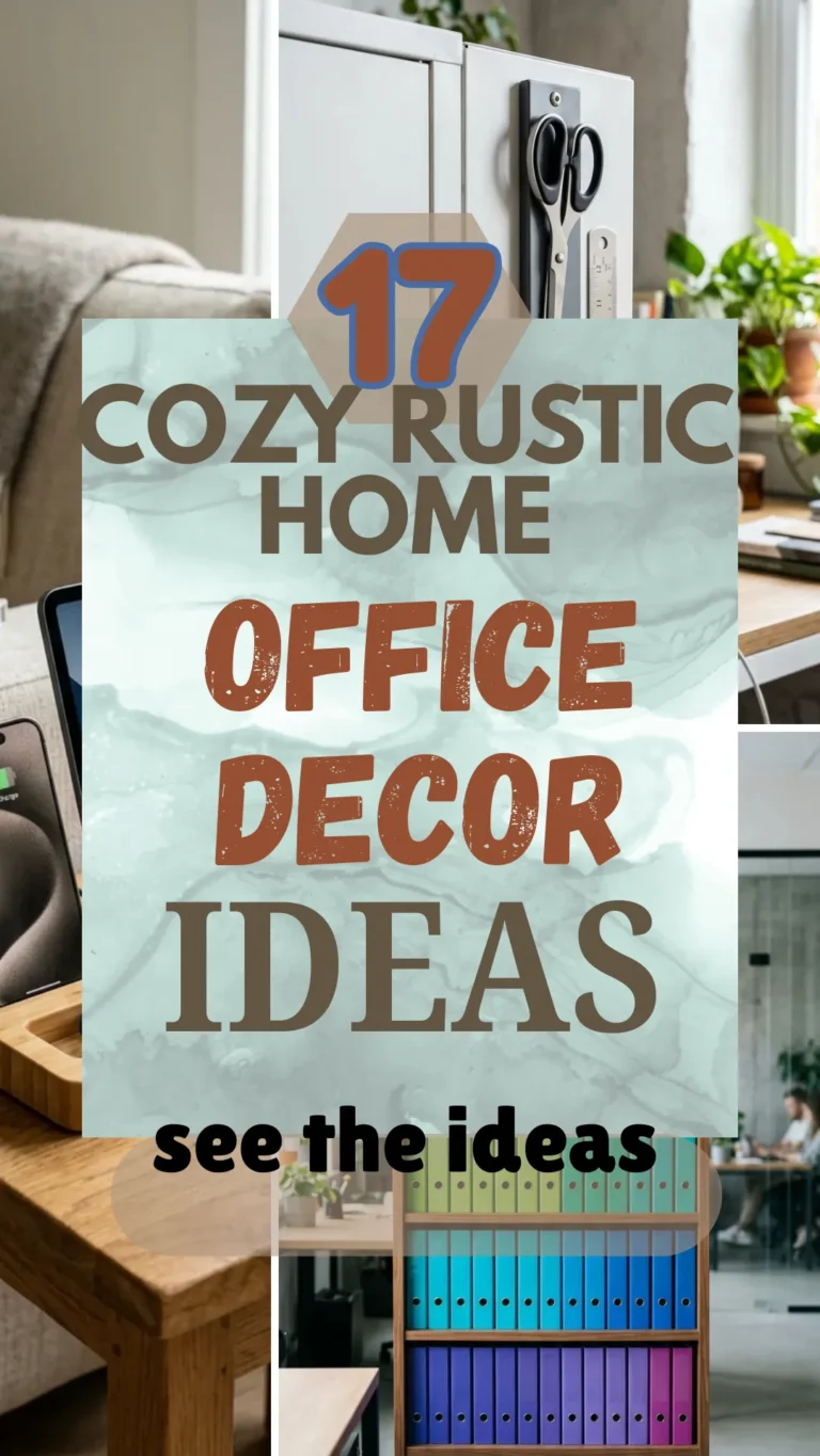 17 Cozy Rustic Home Office Decor Ideas That Feel Like Home