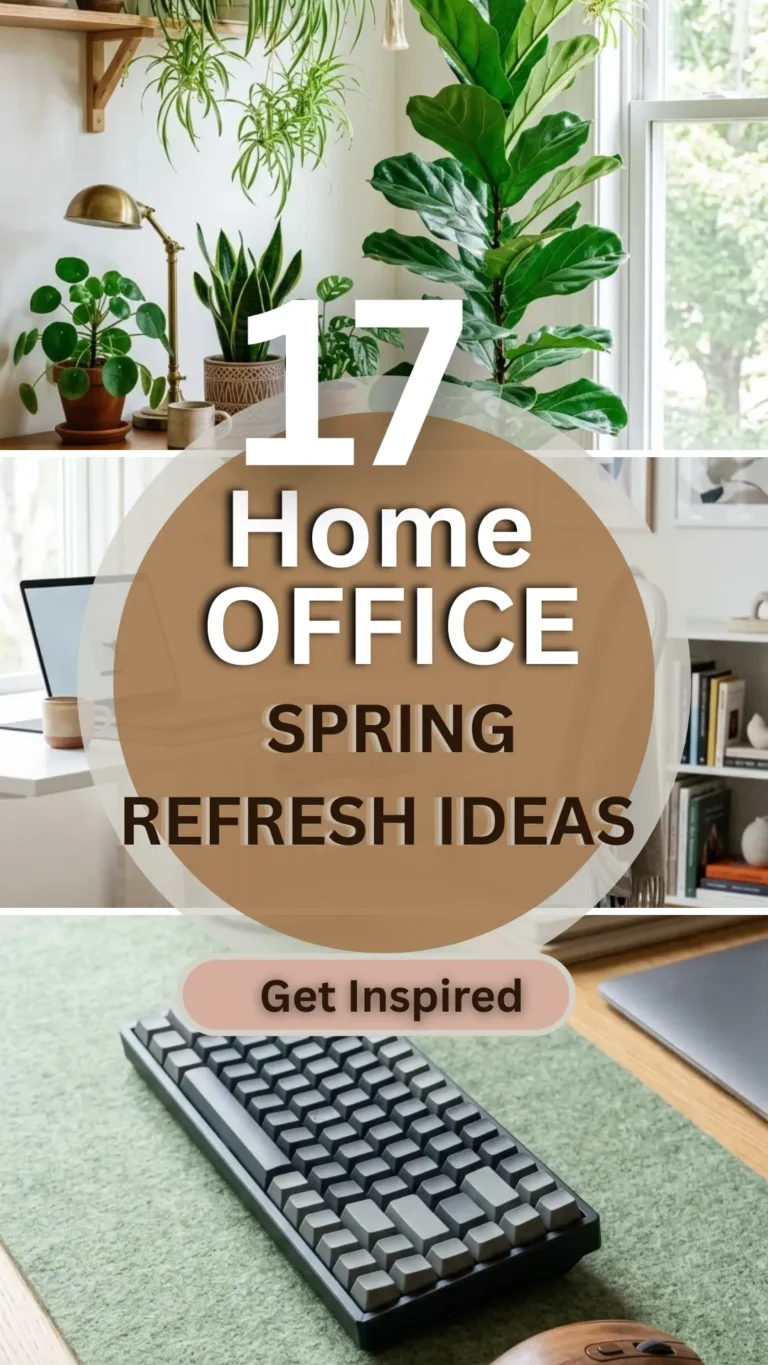 17 Home Office Spring Refresh Ideas That Make Your Office Feel Brand New