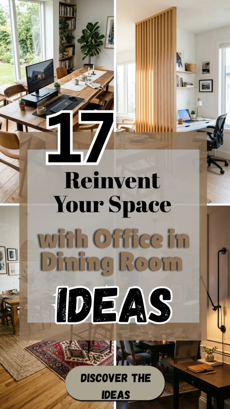 17 Reinvent Your Space with Office in Dining Room Ideas That Shine