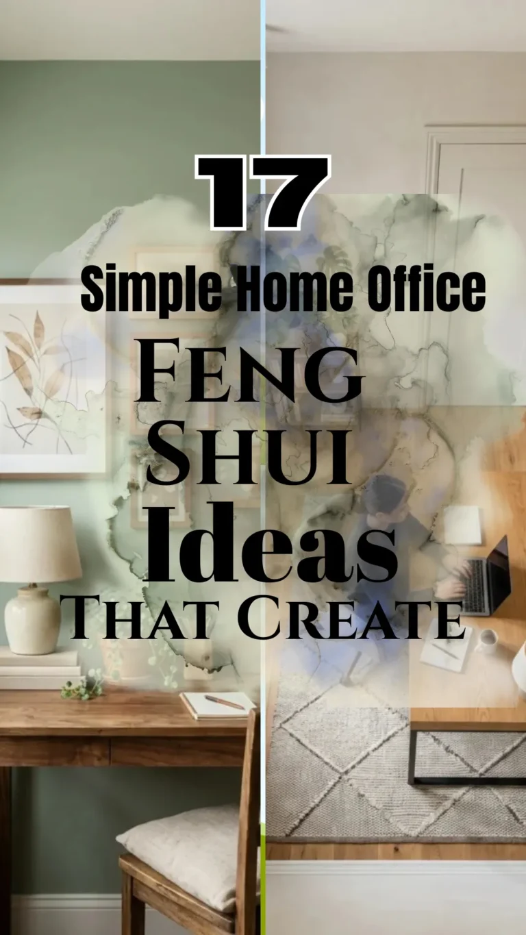 17 Simple Home Office Feng Shui Ideas That Create Balance and Harmony